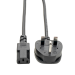 Tripp Lite P056-006-10A power cable Black 72" (1.83 m) BS 1363 C13 coupler
