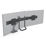 HAT Design Works E5G-D2C-BLK monitor mount / stand 32" Desk Black