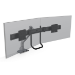 HAT Design Works E5G-D2C-BLK monitor mount / stand 32" Desk Black