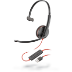 POLY Blackwire C3210 Headset Wired Head-band Calls/Music USB Type-A Black, Red  Chert Nigeria