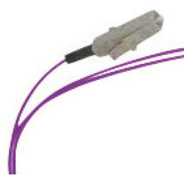 Image of Lanview LVO231808 fibre optic cable 2 m LC OM4 Purple
