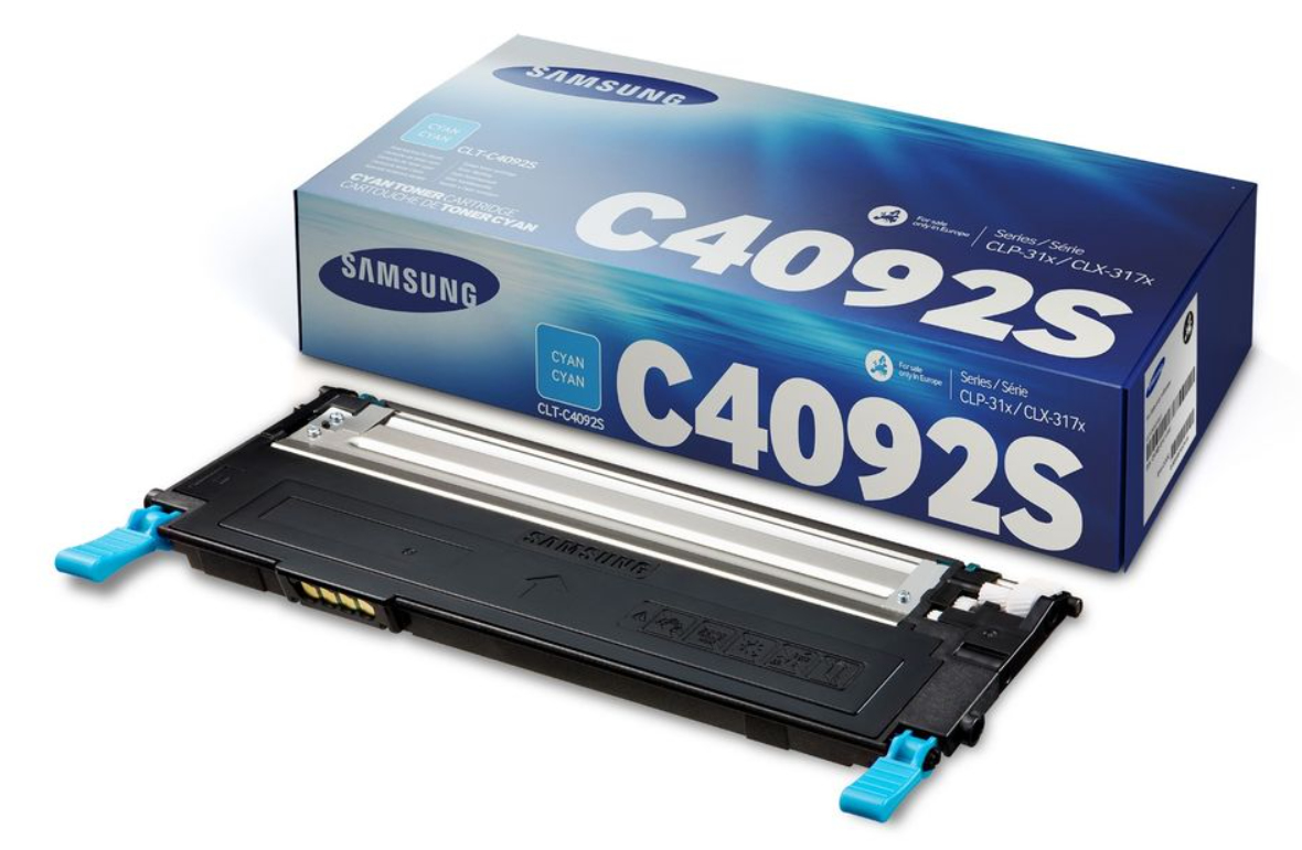 Image of Samsung CLT-C4092S/ELS/C4092S Toner cyan, 1K pages/5% for Samsung...