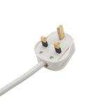 connektgear 2m 4 Way Power Extension Block - UK Plug to 4 x UK Sockets - White