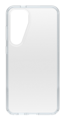 OtterBox Symmetry Series Clear - Back cover for mobile phone - polycarbonate layer, thermoplastic elastomer (TPE) - clear - for Samsung Galaxy S24 FE