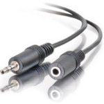 C2G 6ft 3.5mm Stereo Audio Extension Cable M/F audio cable 70.9" (1.8 m) Black