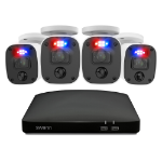 Swann Home 4 Camera 8 Channel 2K DVR 256GB SD Card Security System with Mic