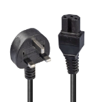 Lindy 2m Mains UK 3 Pin Plug to Hot Conditioned IEC C15 Power Cable "“ Kettle Lead 30458