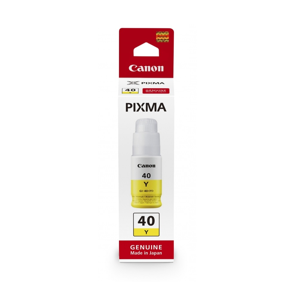 Image of Canon 3402C001/GI-40Y Ink bottle yellow, 7.7K pages 70ml for Canon...