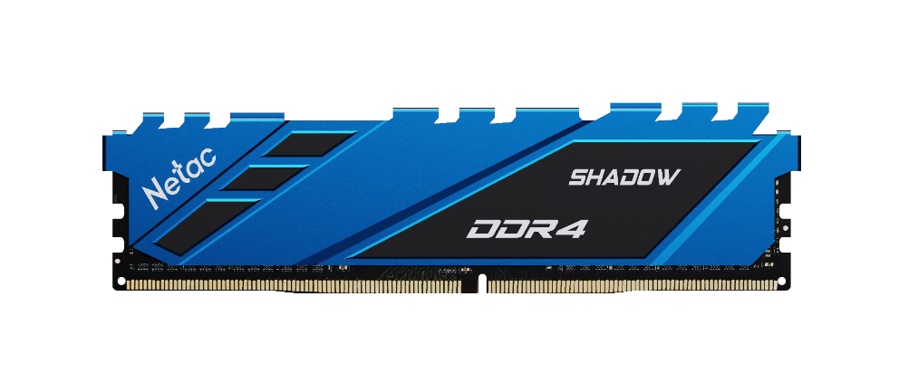 Image of Netac Shadow Blue memory module 16 GB 1 x 16 GB DDR4 3200 MHz