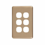 4Cabling 040.000.0036 wall plate/switch cover Gold