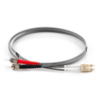 connektgear 2m Duplex Fibre Optic Multi-Mode Cable OM1 62.5/125 Micron LC to ST Grey 3-5 working days non cancellable non returnable
