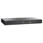 Cisco Small Business SF200-24FP Managed L2 Fast Ethernet (10/100) Power over Ethernet (PoE) Black