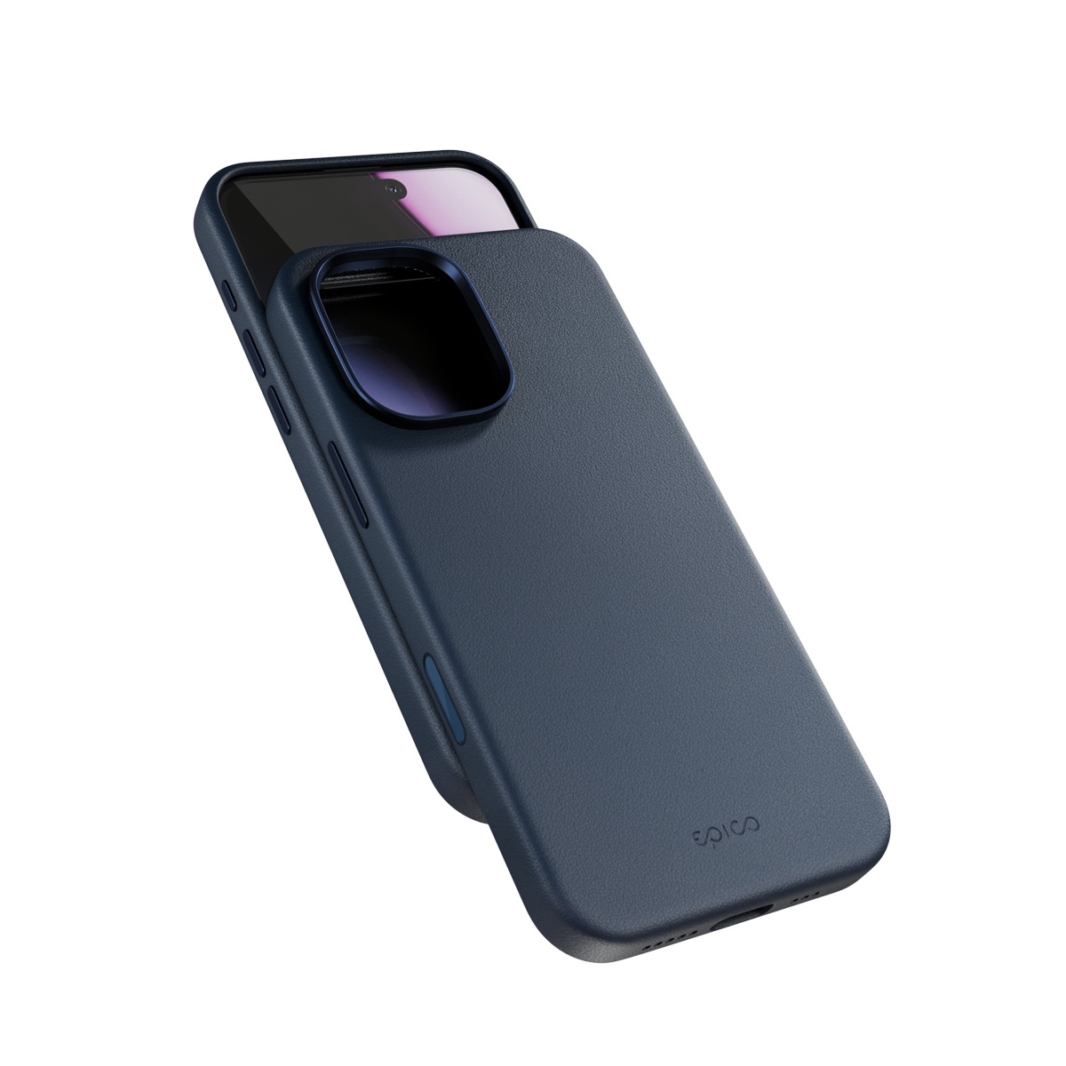 Epico Mag+ Leather Case iPhone 17 - blue