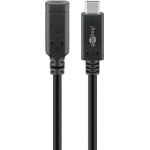 Goobay USB-C Extension Cable USB 3.2 Generation 2, 1 m, Black