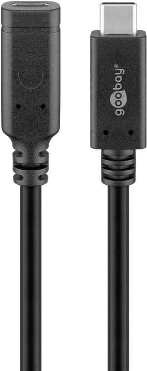 EU Product - USB-C 3.2 Gen 2 Extension Cable - Black thumbnail
