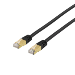 Deltaco STP-71S networking cable Black 1 m Cat7 S/FTP (S-STP)