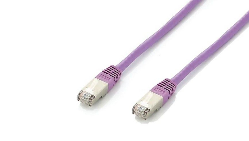 Image of Equip Cat.6A Platinum S/FTP Patch Cable, 15m, Purple