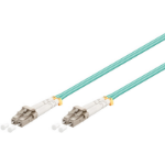 Microconnect FIB442010-FLAT fibre optic cable 10 m LC OM3 Aqua colour