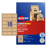 Avery 980017 printer label Brown Self-adhesive printer label