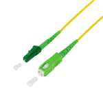 LogiLink FPSLS01 fibre optic cable 1 m SC LC OS2 Yellow