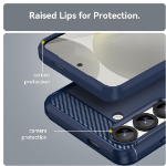 JLC Samsung S25/24 Brushed Silicone Blue