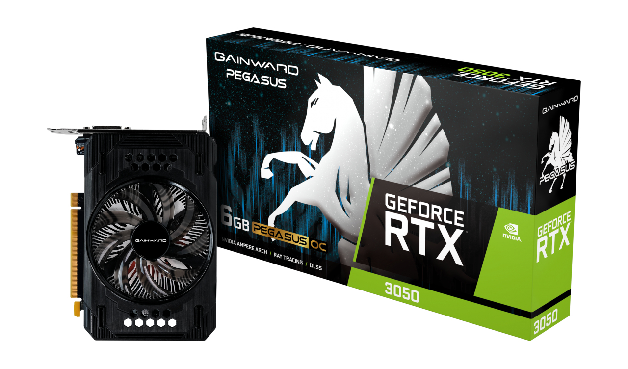Gainward Rtx3050 Pegasus Oc Nvidia Geforce Rtx 3050 Gb Gddr6 Size 6