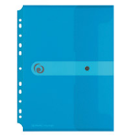 Herlitz 11292943 folder A4 Polypropylene (PP) Blue, Transparent
