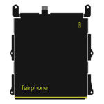 Fairphone F6BATT-1ZW-WW1 mobile phone spare part Battery Black