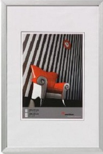 Image of Walther Design Chair - Aluminum - Silver - Single picture frame -...