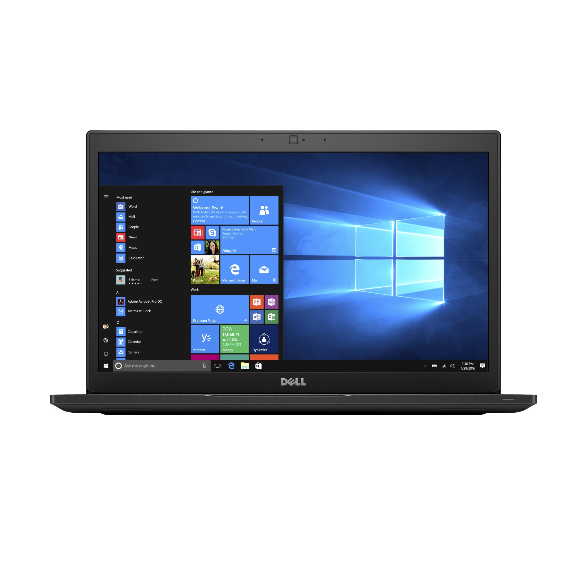 T1A DELL Latitude E7490 Notebook 35.6 cm (14") Intel® Core™ i5 i5-8250U 8 GB DDR4-SDRAM 256 GB SSD Windows 10 Pro Black