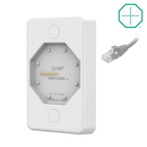 RAM Mounts s GDS Uni-Conn Wand-Ladestation mit PoE (Power over Etherne