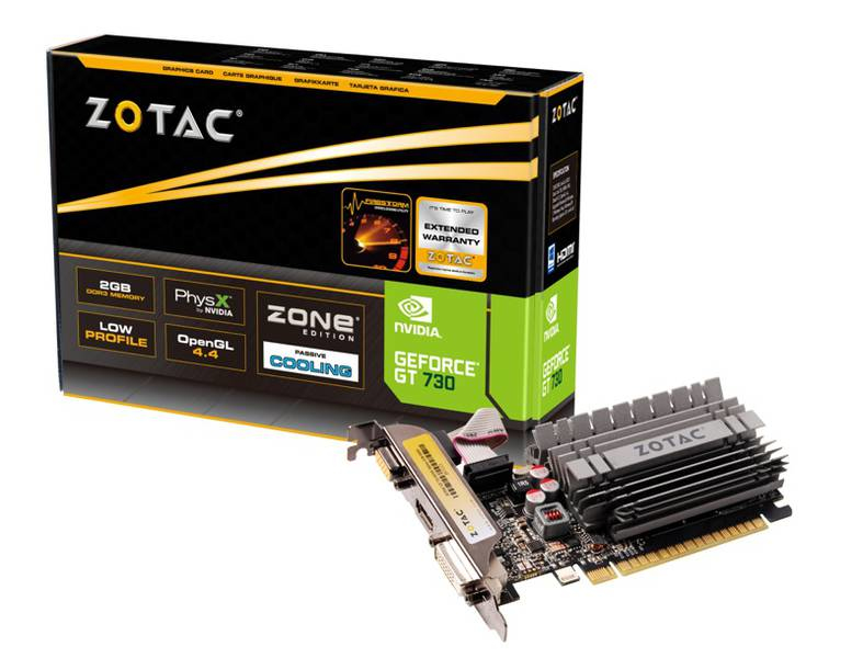 Image of Zotac GeForce GT 730 2GB NVIDIA GDDR3