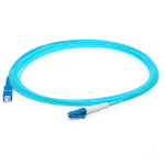 AddOn Networks ADD-SC-LC-5M5OM4LZ fibre optic cable 5 m OFNP OM4 Aqua colour