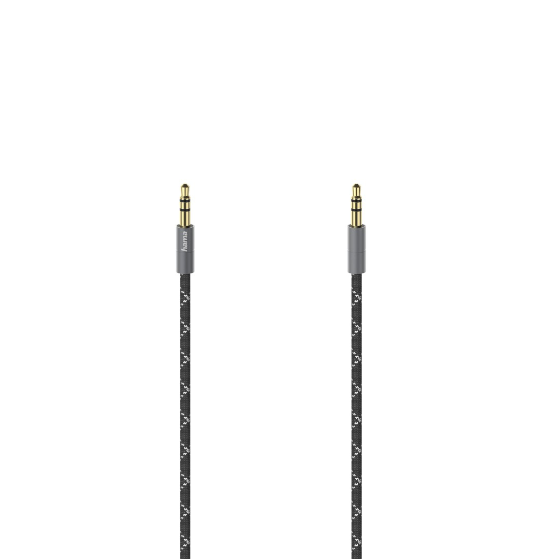 Hama 00205130 audio cable 1.5 m 3.5mm Black. Grey