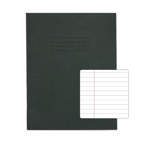 Image of Rhino 9 x 7 Exercise Book 80 Page, Dark Green, F8M (Pack of 100)