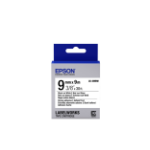 Epson C53S653007/LK-3WBW Ribbon black on white extra adhesive 9mm x 9m for Epson LabelWorks 4-18mm/36mm/6-12mm/6-18mm/6-24mm