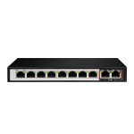 D-Link DGS-F1010P-E network switch Unmanaged Gigabit Ethernet (10/100/1000) Power over Ethernet (PoE) Black