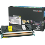 Lexmark C522, C524, C53x Yellow Return Program Toner Cartridge Original