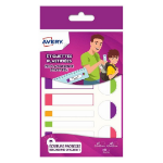 Avery APFLUO24 self-adhesive label Rectangle Permanent Multicolour 24 pc(s)