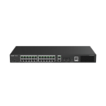 Ruijie Networks RG-ES228GS-P network switch Managed Gigabit Ethernet (10/100/1000) Power over Ethernet (PoE) Black