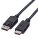 ROLINE DisplayPort Cable, DP - HDTV, M/M, 1 m