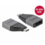 DeLOCK 64120 USB graphics adapter 3840 x 2160 pixels Grey