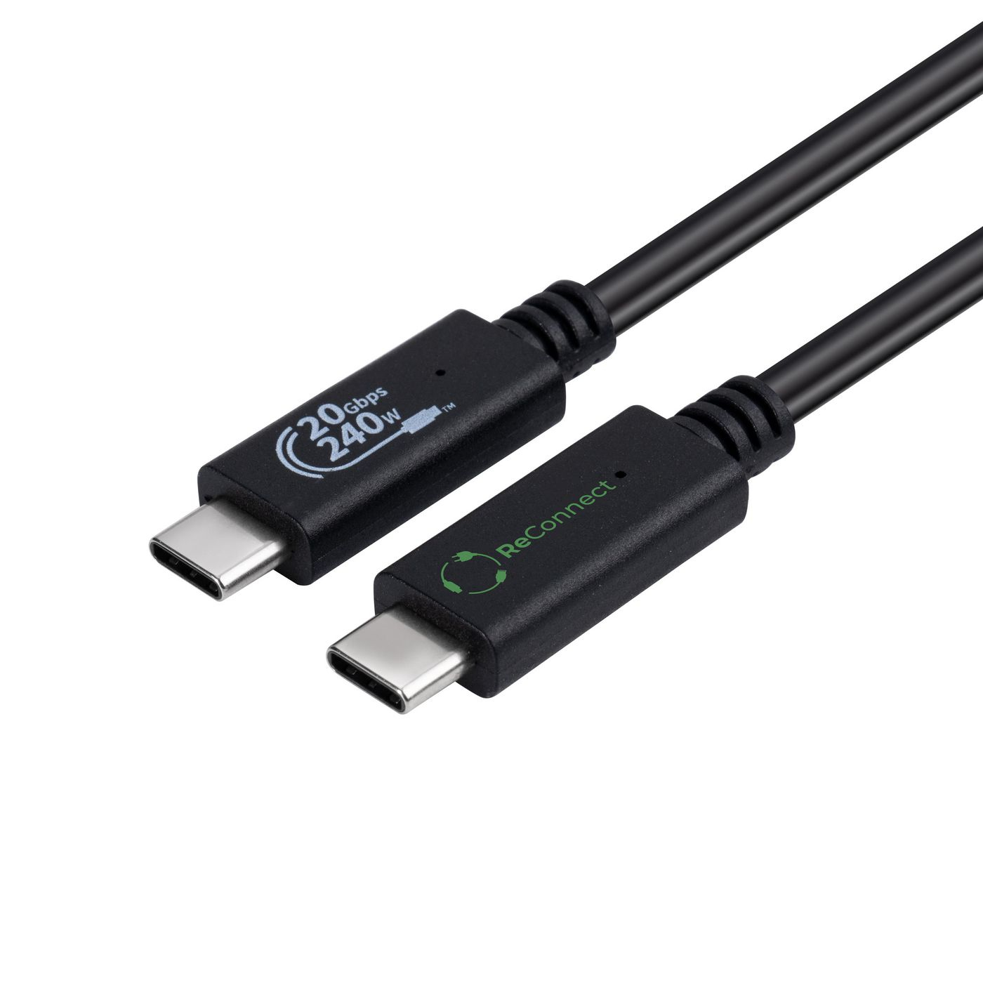 Microconnect Black Eco-Usb3.2cc2 Usb Cable Usb Gen 2X2 2 Usb C Size 3.2