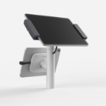 Bouncepad Clip Twin | Compatible with All USB-C Tablets | White