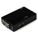 StarTech.com VGA2VID video cable adapter 36" (0.914 m) VGA S-Video/RCA Black