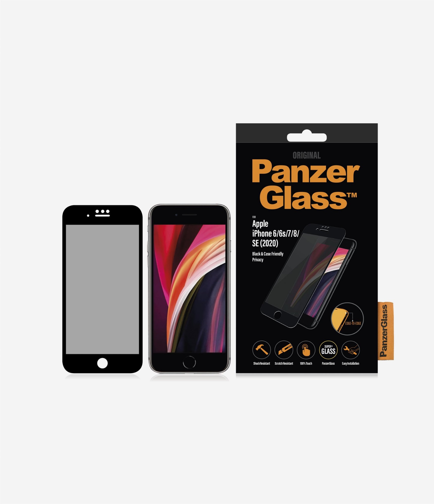 PanzerGlass Apple iPhone 6/6s/7/8/SE (2020) Edge-to-Edge Privacy