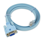 Comprehensive RJ45-DB9-CISCO serial cable Blue 72" (1.83 m) RJ-45 DB-9