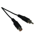 Cables Direct 5m RCA/RCA audio cable Black