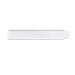 Beaverswood Self-Adhesive PVC Label Holder (Clear) With White Card For Shelving and Racking H15mmxW80mm White (Pack 100) - AL18
