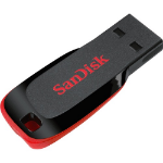 SANDISK Memoria USB SanDisk Cruzer Blade Z50 - 16GB, USB 2.0, Negro.